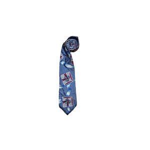Vintage Je Suis Gray Abstract Pattern Tie